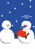 Funny Christmas Card - New Nose Snowman created by JOLLY AWESOME