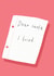 Funny Christmas Card - Letter To Santa - Dear Santa I Tried created by JOLLY AWESOME
