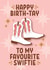 Fun Birthday Card - Taylor Swift - Pun - Cowboy Boots created by Blush & Blossom 