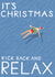Quirky Christmas Card - Santa In A Pool - Relax created by Laura Darrington Design Ltd.
