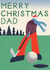Retro Christmas Card - For Dad - Golf created by Laura Darrington Design Ltd.