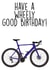 Punny Bike Birthday Card created by Niamh Murphy