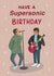 Pop Culture Birthday Card - Oasis - Supersonic created by Silky Rose Design