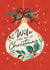 Classic Christmas Card - Tree Bauble - For Wife created by Laura Darrington Design Ltd.