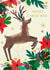 Classic Christmas Card - Reindeer created by Laura Darrington Design Ltd.