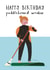 Funny Birthday Card - Paddle Board - Wanker - For Her created by AbiGoLucky