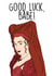 Funny Good Luck Card - Chappell Roan - Good Luck Babe created by Niamh Murphy