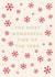 Classic Christmas Card - The Most Wonderful Time Of The Year created by Laura Darrington Design Ltd.