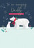 Cute Christmas Card - To An Amazing Daddy - Polar Bears created by Laura Darrington Design Ltd.