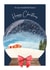 Classic Christmas Card - For Fiance - Snow Globe created by Heather Trefusis Art