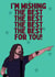 Funny Good Luck card- Dave Grohl - Foo Fighters - The Best For You created by Woomoons