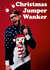 Rude Christmas Card - Christmas Jumper Wanker created by Dean Morris Cards