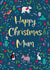Cute Christmas Card - For Mum - Festive Foliage created by Hannah Jayne Lewin