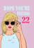 Funny Taylor Swift Birthday Card - "Hope You're Feeling 22" - For Swiftie Fans created by JoyGreets
