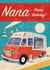 Retro Birthday Card - Nana - Ice Cream Van created by Rocket68