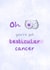Heartfelt Get Well Card - Testicular Cancer created by Paperleaf Studios