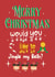 Cheeky Christmas Card - "Merry Christmas, Would You Like to Jingle My Bells?" created by JoyGreets