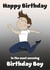 Cute Birthday Card - Ballet Dancer - For Him created by Rachel Hsiroc Design