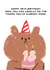 Funny 18th Birthday Card - Bearly Getting By - Legally Do Things created by JOLLY AWESOME