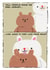 Funny Card - Bearly Getting By - Tall People Make Me Uneasy created by JOLLY AWESOME