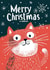 Cute Christmas Card - From The Cat - Sarcastic created by Koro Cinco