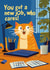 Funny New Job Card - Cat - Sarcastic created by Koro Cinco