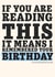Funny Birthday Card - Remembered Your Birthday - Typography created by Love  Pâté