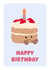 Cute Birthday Card - Jellycat - Cake created by MadeByOlivia