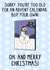 Funny Christmas Card - Advent Calendar - Buy Your Own! created by OhJaye