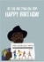 Fun Birthday Card - For Him - Big Man On Top! created by AfroTouch Design