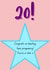 Birthday Card 20 year old girl, best friend, funny, beat teen pregnancy created by Girliepop Creations