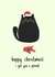Funny Christmas Card - From The Cat - Bird created by @hollielonglanddesigns