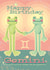 Cute Birthday Card - Frogs - Gemini created by Ellie MH Designs