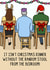 Funny Christmas Card - Random Stool - Christmas Dinner created by OhJaye