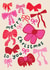Cute Christmas Card - For Her - Festive Bows created by Raspberry Blossom