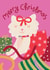Cute Christmas Card - Cat - Wrapping Paper created by Raspberry Blossom