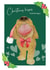 Cute Christmas Card - From The Dog - Kisses created by Heather Trefusis Art