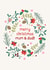 Cute Christmas Card - For Mum & Dad - Holly created by Zoe Spry