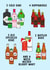 Funny Christmas Card - Twelve Days Of Christmas - Alcohol created by Of Life & Lemons Ltd.