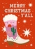 Modern Christmas Card - Cowboy Boots - Merry Christmas Y'all created by @tikkled.pink