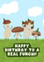 Funny Birthday Card - Mushrooms - Fungi - Pun created by Pink Peach Cards