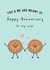 Cute Anniversary Card - To My Wife - You & Me Are Meant 2p created by @Laura Lonsdale Designs