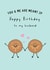 Cute Birthday Card - To My Husband - You & Me Are Meant 2p created by @Laura Lonsdale Designs