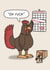 Funny Christmas Card - Turkey - Calendar created by Sarah Harding