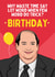 Funny Birthday Card - The Office - Kevin Malone - Few Word created by Sundiva Designs