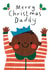 Cute Christmas Card - For Daddy - From Son - Holly created by Alice Mole Illustration