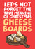 Funny Christmas Card - Cheese Boards - True Meaning Of Christmas created by Studio Doodles