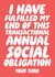 Funny Christmas Card - Social Obligation - Your Turn created by Studio Doodles
