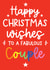 Classic Christmas Card - For Couple - Christmas Wishes created by Word Up Creative
