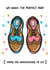 Cute 3rd Anniversary Card - Pair Of Leather Shoes - Perfect Pair created by Lyndsay Moon